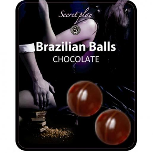 SECRETPLAY BRAZILIAN BALLS  CHOCOLATE SET 2 BOLAS - Imagen 1