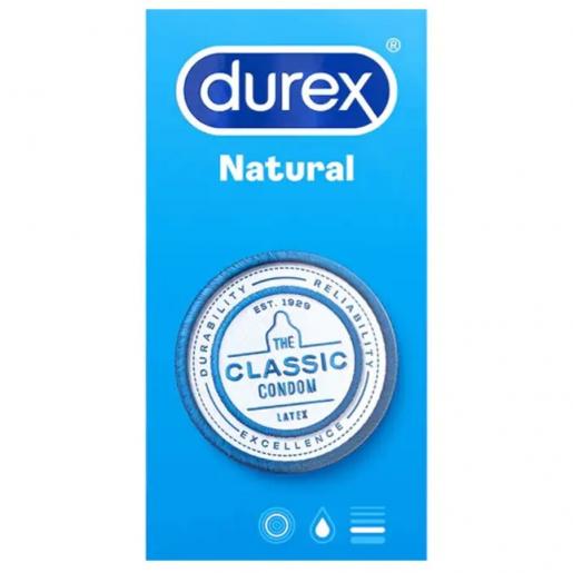 DUREX NATURAL CLASSIC 6 UNIDADES - Imagen 1
