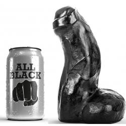 ALL BLACK REALISTIC DONG NEGRO 17CM - Imagen 1