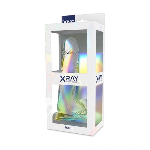 XRAY CLEAR DILDO REALISTA TRANSPARENTE 20CM X 4.5CM - Imagen 7