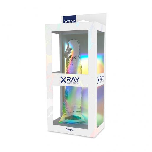 XRAY CLEAR DILDO TRANSPARENTE 19 CM X 4CM - Imagen 7