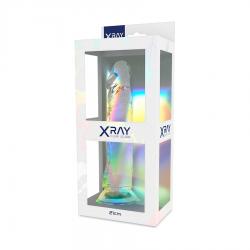XRAY CLEAR DILDO TRANSPARENTE 21 CM X 4CM - Imagen 7
