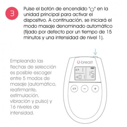 U BREAST AUMENTO PECHOS ELECTROESTIMULACION - Imagen 4