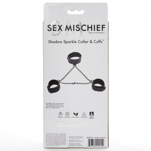 SEX & MISCHIEF COLLAR CON ESPOSAS  SHADOW SPARKLE - Imagen 4