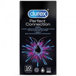 DUREX PERFECT CONNECTION EXTRA LUBRICACION SILICONA 10 UNIDADES - Imagen 1