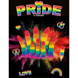 PRIDE - DILDO BANDERA LGBT 15 CM - Imagen 3