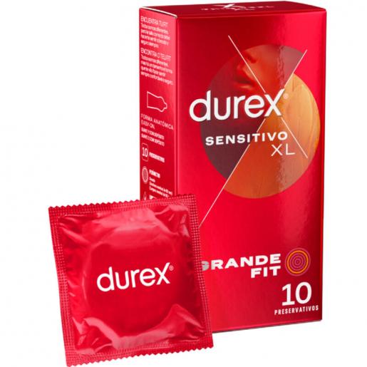 DUREX - PRESERVATIVOS SENSITIVO XL 10 UNIDADES