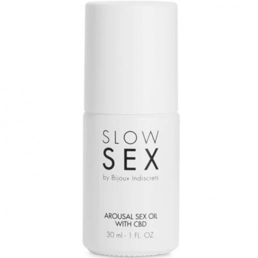 BIJOUX SLOW SEX - ACEITE DE MASAJE SEXUAL CON CBD 30 ML