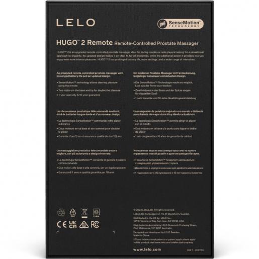 LELO - HUGO 2 MASAJEADOR DE PROSTATA CONTROL REMOTO VERDE