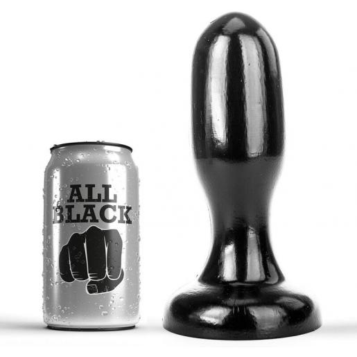 ALL BLACK PLUG ANAL 19,5CM - Imagen 1