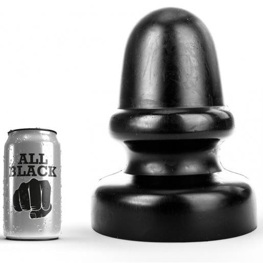 ALL BLACK PLUG ANAL 23CM - Imagen 1